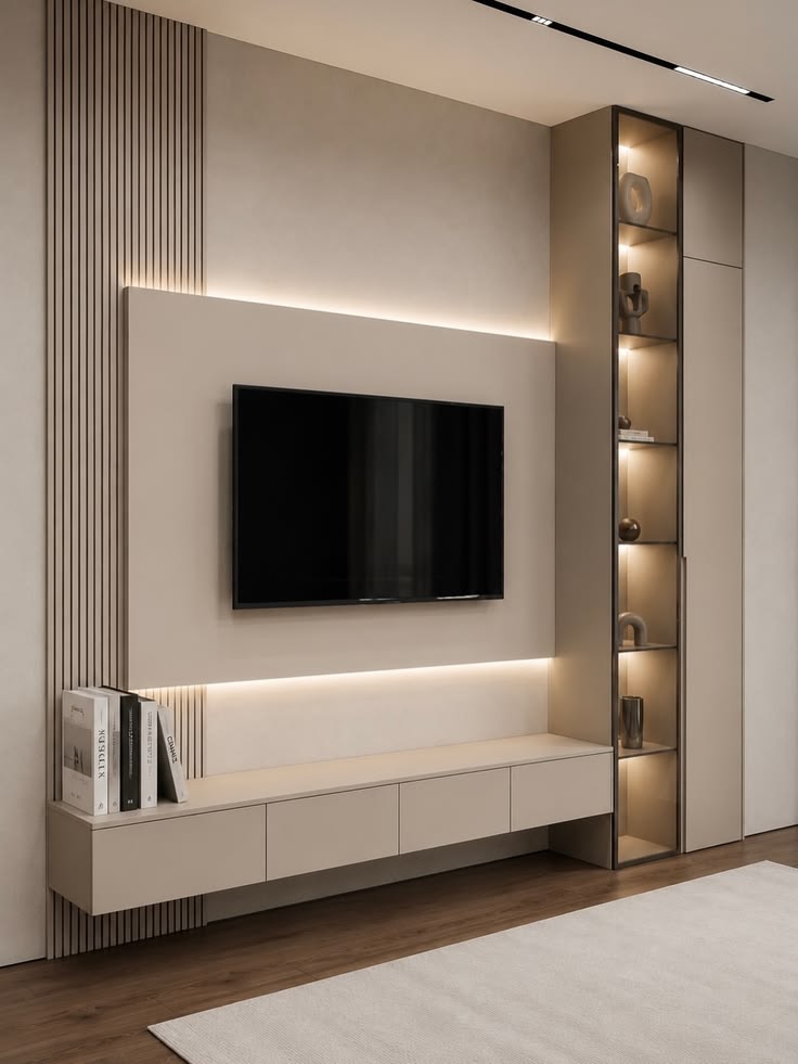 15 TV Console Designs That Can Make Your Living Room Look Beautiful and Put Together